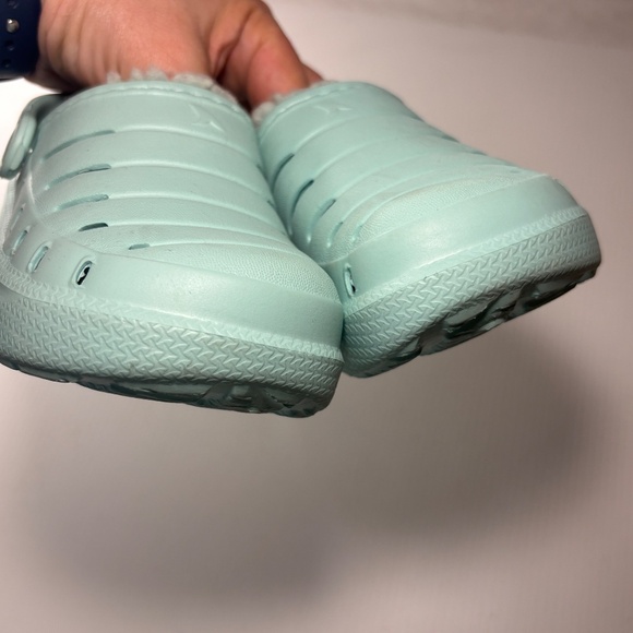 Rugged Shark Kids Eva Lined Clogs, Size 7 Green Slip on Shoes/Sandals - Picture 10 of 11